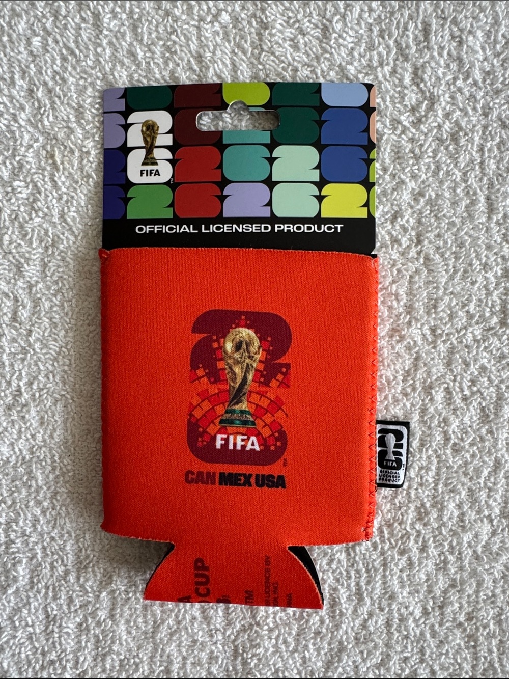 FIFA World Cup 2026 Red World Cup Can Cover - Official Licensed Product